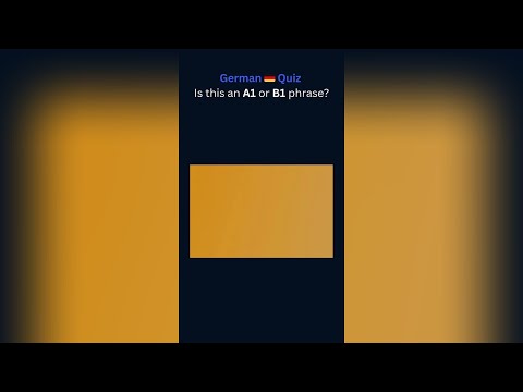 German QUIZ. Comment