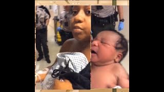 BLACK COUPLE ESCORTED from HOSPITAL AFTER MOM GIVES BIRTH