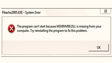 [TooL] - How to Fix Msvbvm50 dll
