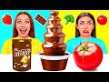 絵文字 チョコレートファウンテンチャレンジ | 素晴らしいキッチンハック Choco DO