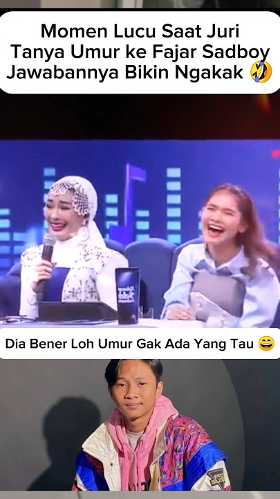 The Funny Story of Fajar Sadboy, Just Asking His Age Makes You Laugh 😂 #fajarsadboy #shortvideo