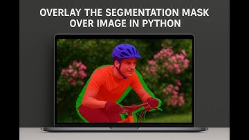 Het segmentatiemasker over een afbeelding in Python leggen | OpenCV AddWeighted