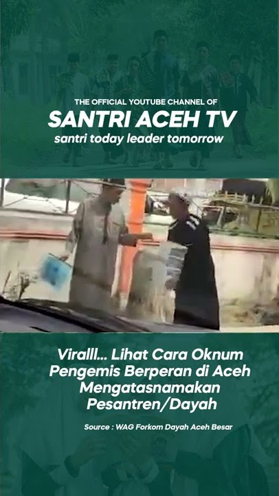 Video Viral Pencari Sumbangan Layaknya Santri Pesantren, WASPADAA #shorts