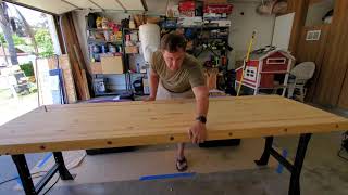 Final Assembly of my Laminate Butcher Block Workbench Part 8