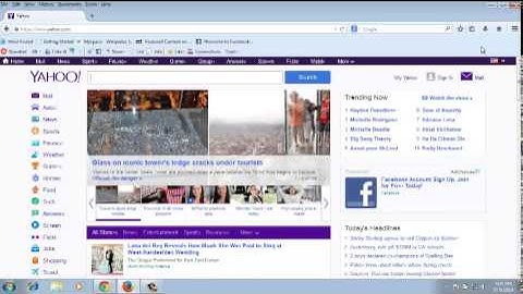 How To Make Yahoo My Home Page On Firefox
