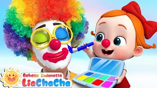 Ayo Buat Ayah Jadi Cantik | Wajah Ayah Berwarna-warni | Lagu Anak-anak | LiaChaCha Bahasa Indonesia