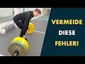 Kreuzheben Technik Tutorial - Tipps und häufige Fehler