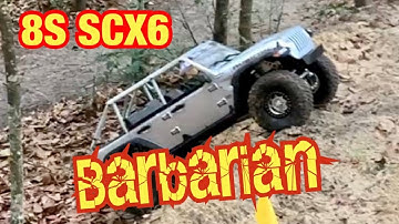 8S SCX6 at the Barbarian Scaleplex!! EPIC!!