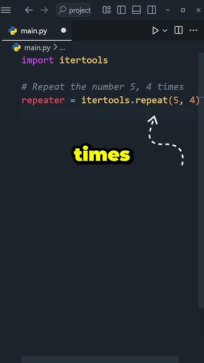 The Easiest Way to Repeat a Value in Python! - YouTube