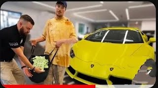 Homeless Man Buys A Lamborghini #mrbeast #comedy