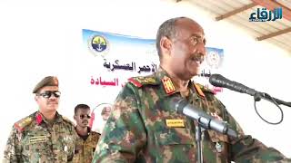 البرهان : القوات المسلحة ستطل متماسكة وقوية وصمام أمان السودان