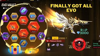 FINALLY GOT ALL EVO GUNS | EVO VAULT | FREE FIRE | TAMIL REVIEW | 3000 💎 R.I.P 🥺🥺