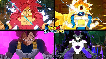 DRAGON BALL: Sparking! Zero(DLC3) - ALL TRANSFORMATIONS & FUSIONS COMPILATION[DAIMA-DBS-DBZ-GT]