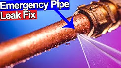 FIX LEAKING COPPER PIPE - PINHOLES - Plumbing Tips