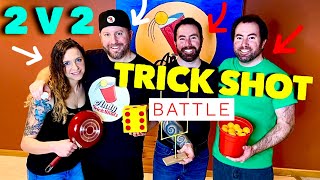 Epic 2V2 Trick Shot Battle!!! (Crazy Ending) #Trickshots #Trickshot