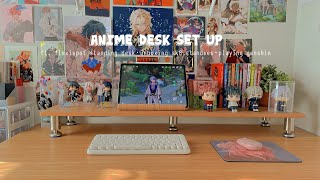 studio vlog ✨ new anime standing desk set up ft. flexispot