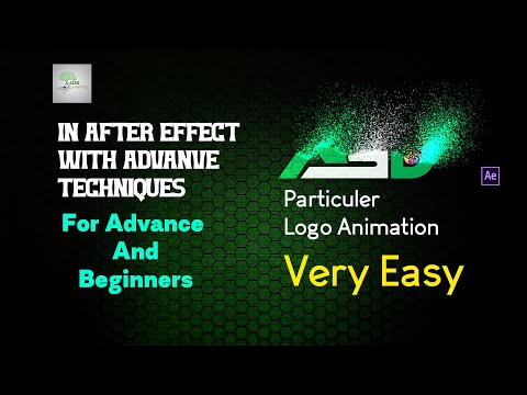 Adobe After Effect Tutorial Particular Text & Logo Animation for ADVANCE & BEGINNER
