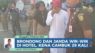 Brondong dan Janda Blangpidie Wik wik di Hotel, Kena Cambuk 29 Kali
