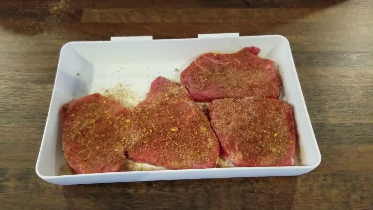 Pampered Chef Grill Press Steaks YouTube