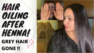 Hair Oiling After Henna | Benefits of Hair Oiling | Heavy Hair Oiling | Oily Hair | Preity प्रेरणा