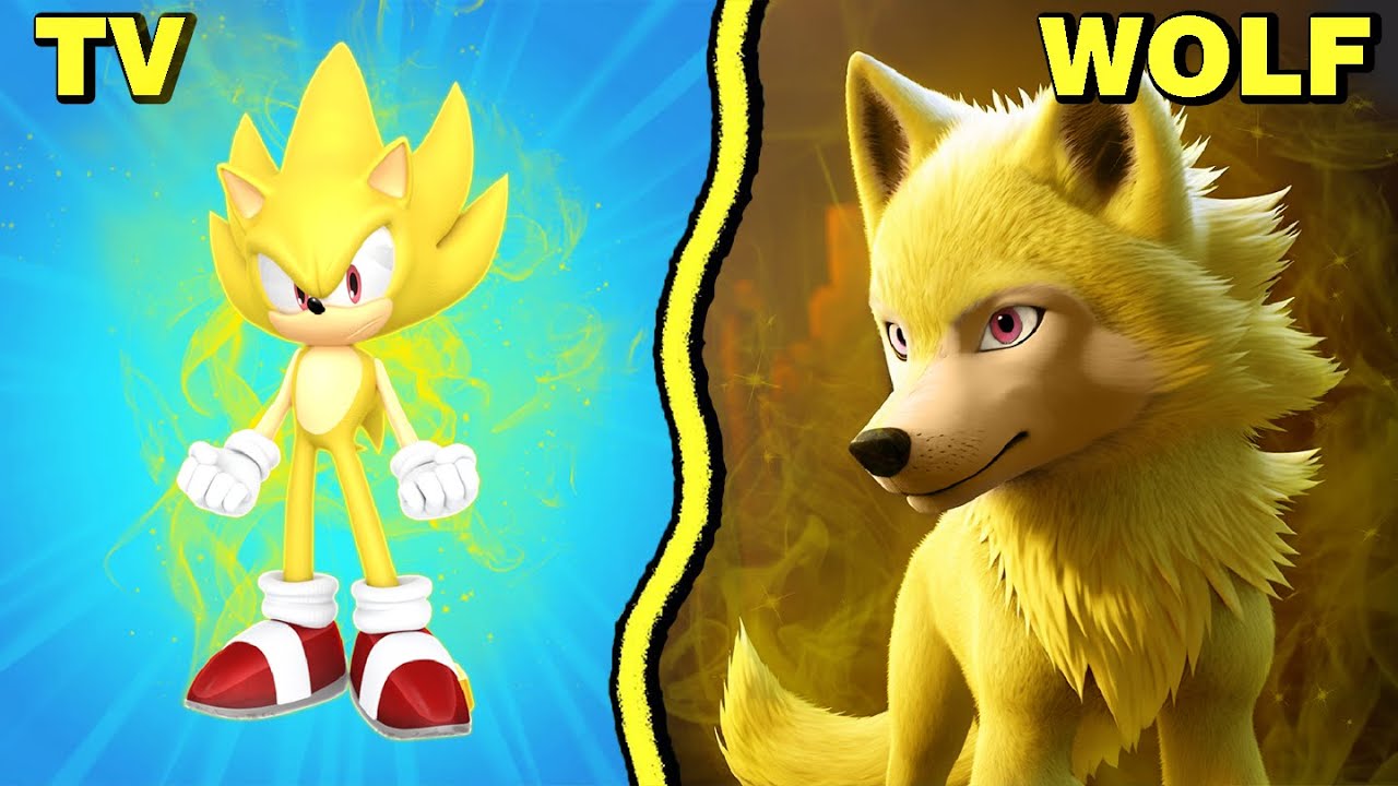 🐺 Sonic The Hedgehog Characters As Wolves 2023 Youtube