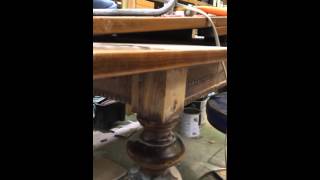 Operation of a "draw-leaf" table with hand made lift mechanism that I just finished at my workshop-Laurel Tree Designs: ...