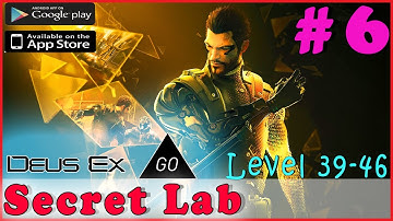 DEUS EX GO Walkthrough Gameplay Guide | Secret Lab Level 39-46 | iOS Android Full HD gold