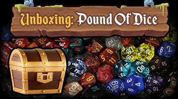 Unboxing: Chessex Pound-O-Dice