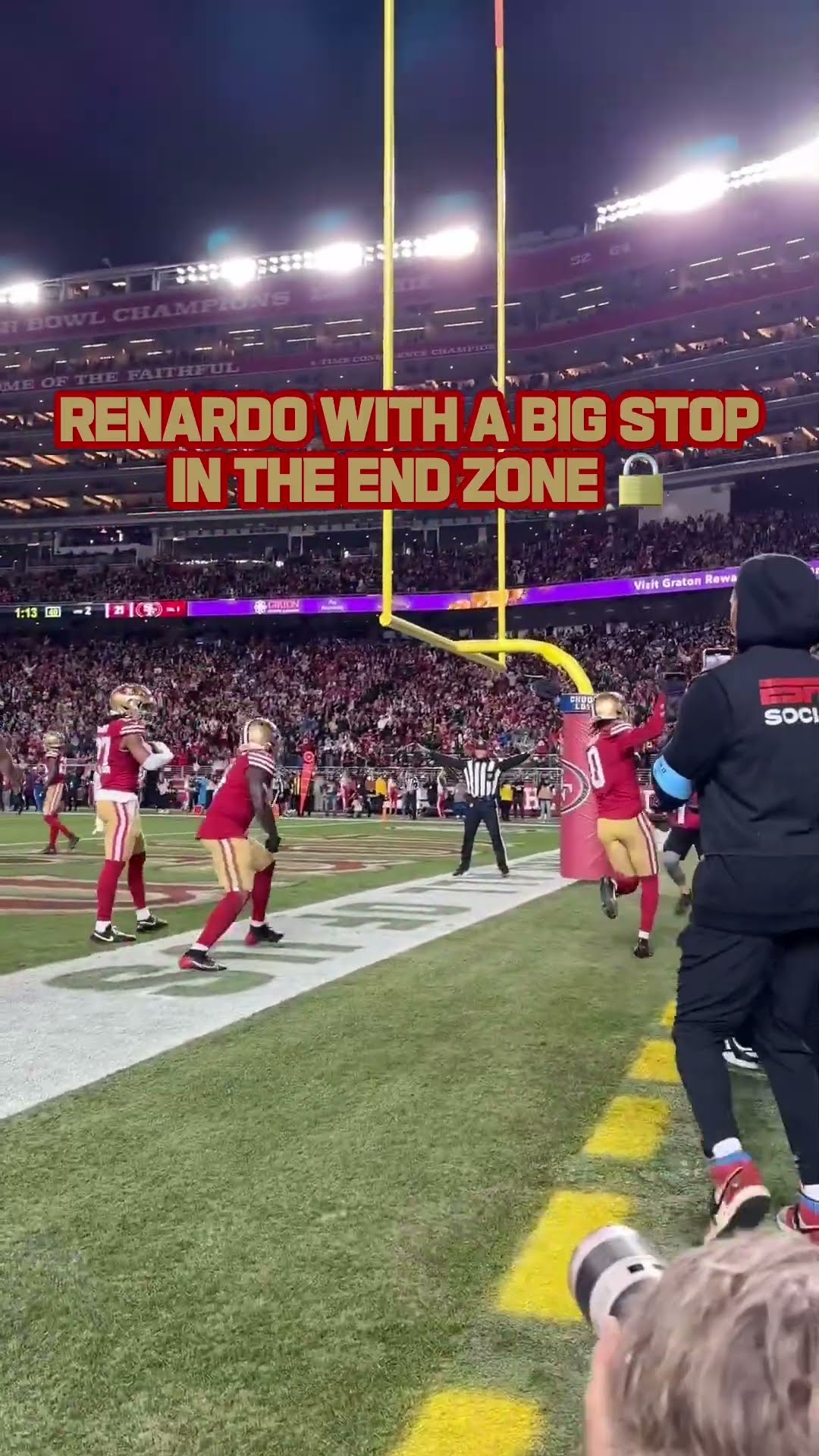 Might be the stop that wins it the way these offenses are firing ?