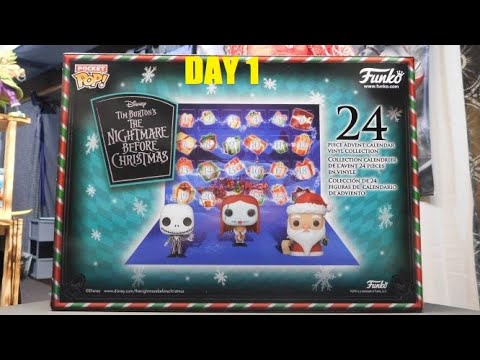 the nightmare before Christmas 24 days advent calendar day 1 - YouTube