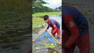 Village Boy Traditional Net Fishing Village