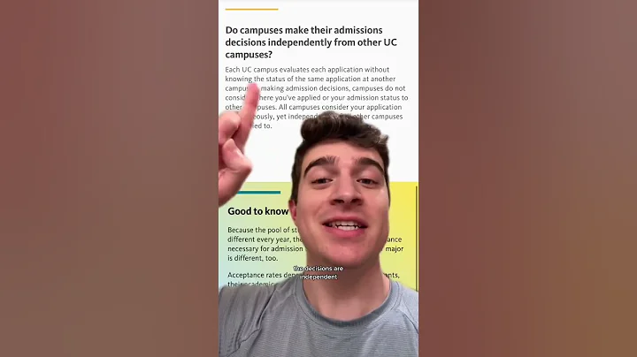 😩 Why so HARD to get into UC Schools #UCSchools #college #admissions #collegelife