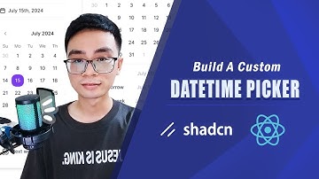 Build a custom datetime picker using shadcn