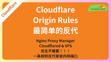 Cloudflare羊毛不停之Origin Rules端口回源实现超简单反向代理献给不想折腾的朋友@TheFredrickH