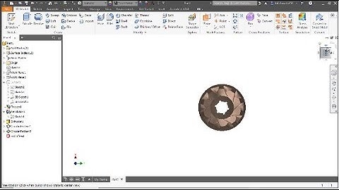 TUTORIAL DESAIN PART IMPELLER SEDERHANA - INVENTOR 2018