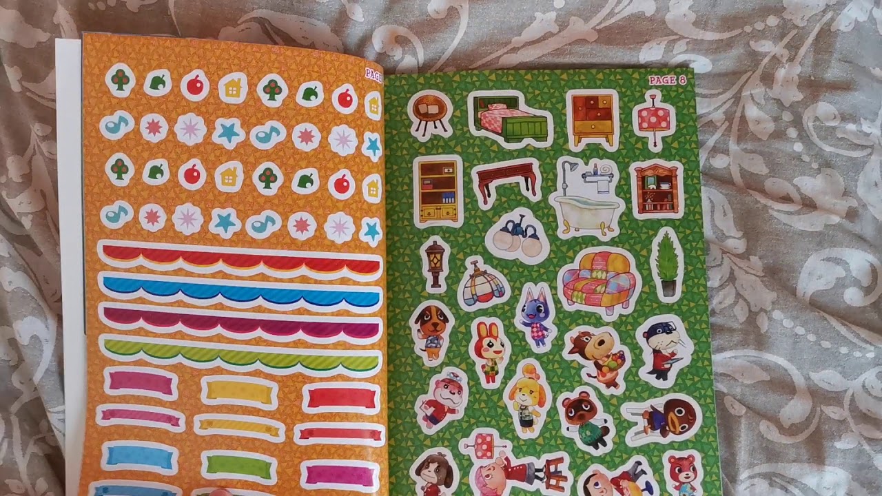 A first look at Animal Crossing Official Sticker Book