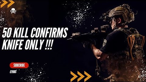 Epic Kill Confirmed Knife Only Challenge! 50 Confirms to Victory in Call of Duty Modern Warfare 3 🔪🎮