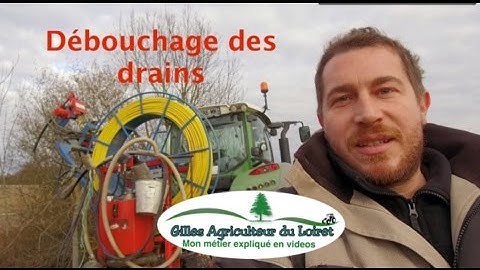 Débouchage des drains