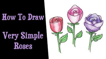 TUTORIAL: How to Draw Very Simple Roses