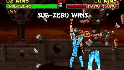 Mortal Kombat 2 - Sub-Zero - Fatality 1 - Ice Shatter