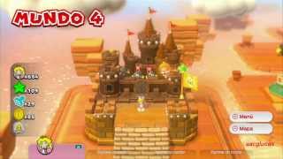 Guia Super Mario 3D World 100% 5 Estrellas Mundo 4