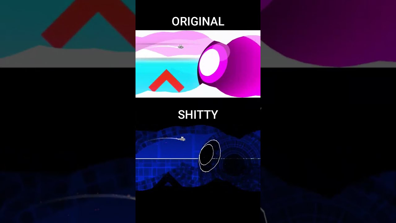 ISpyWithMyLittleEye Boss Original Vs Shitty Geometry Dash 2 Shorts