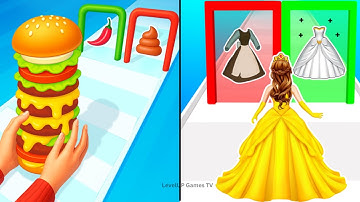 Burger Master Cooking Games VS Bride Race - All Levels SpeedRun Android iOS Gameplay Ep36 ( 2026 )