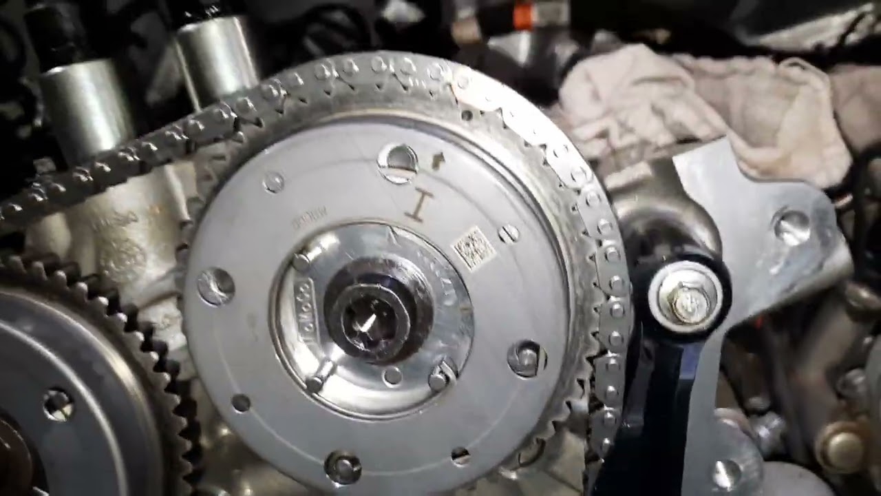 2018 Ford f-150 3.5 ecoboost timing chain marks - YouTube