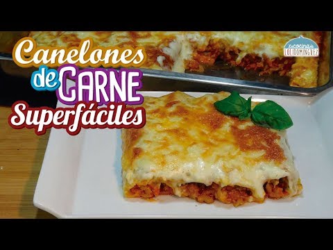 Video: Canelones De Carne Y Salsa Bechamel