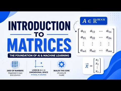 1.4 Introduction to Matrices | Linear Algebra for Machine Learning