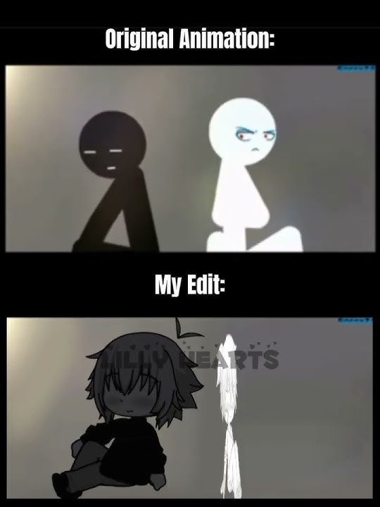 Black x White (my Edit🤍🖤) #stickman #stickmanmeme #gachalife2 #gachacompilation
