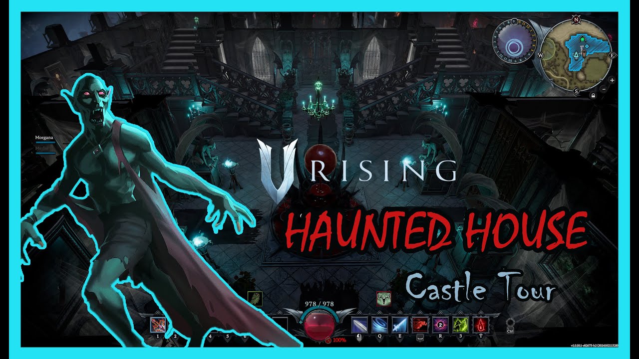 HALLOWEEN SPECIAL Haunted House | V Rising Castle Tour - YouTube