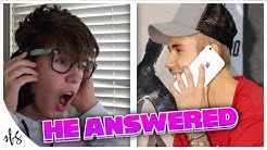 CALLING JUSTIN BIEBER!! (He Actually Picked Up)