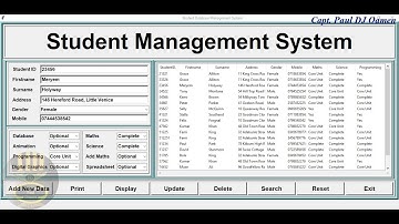 How to Create a Student Database Management System with MySQL and Treeview in Python - Part 3 of 3